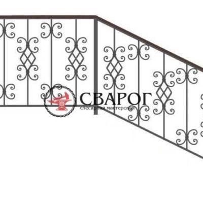 Кованые перила, эскиз - 25 в [city_r]