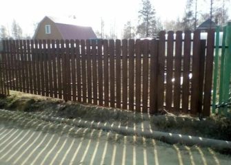 Установка заборов из евроштакетника в Ярославле